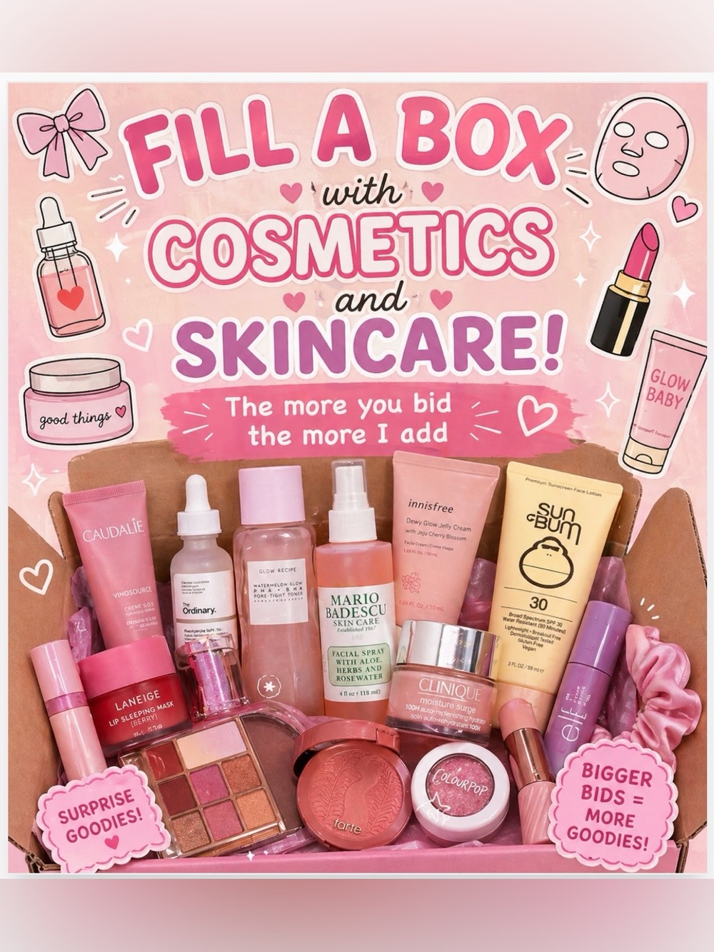 #1 Fill-A-Box of cosmetics and skincare!